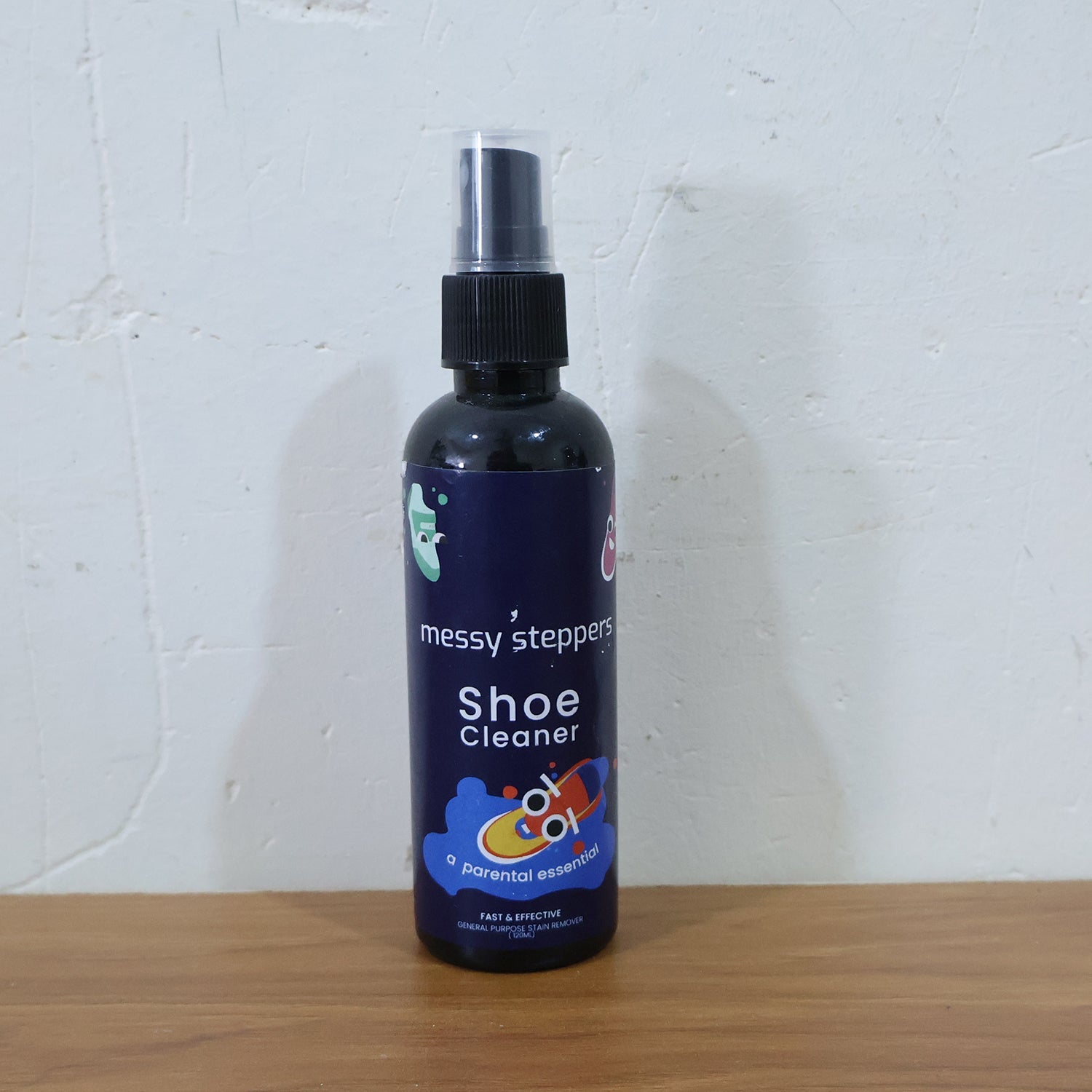 Messy Steppers Shoe Cleaner Spray - (120Ml / 1 Pc) Messy Steppers Shoe Cleaner Spray - (120Ml / 1 Pc)